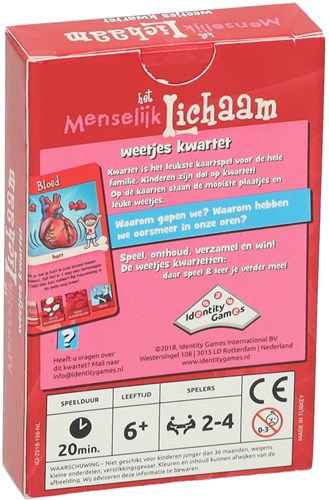 Het Menselijk Lichaam kwartet kaartspel educatief speelgoed-2