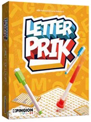 Letterprik bordspel creatief partyspel voor vrienden en familie