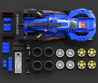 Hot Wheels speelgoedauto Cadillac Project GTP Hypercar racewagen-3
