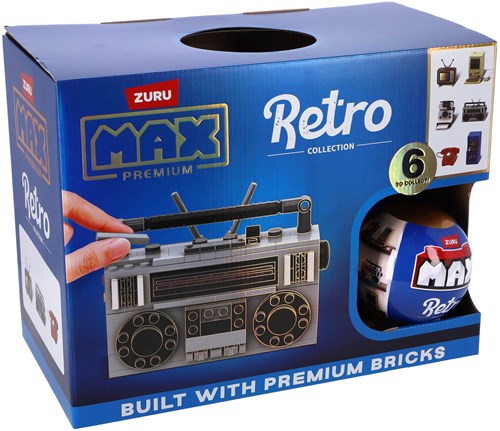van der Meulen bouwstenen Max Premium Retro verrassingsballen 6 stuks-3
