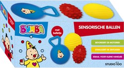 Bumba sensorische ballenset speelgoed voor baby's en peuters rood