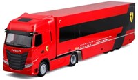 Bburago speelgoed vrachtwagen Ferrari Iveco S-Way 570 Racing 1:43 modelauto