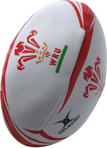 Gilbert rugbybal spons Wales - zachte speelbal voor kinderen