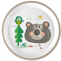 Haba kinderservies bord bos - melamine, BPA-vrij, antislip