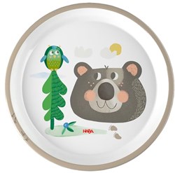 Haba kinderservies bord bos - melamine, BPA-vrij, antislip