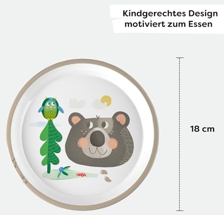 Haba kinderservies bord bos - melamine, BPA-vrij, antislip-3