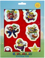 van der Meulen Super Mario stickerset - 8 vellen - decoratie stickers