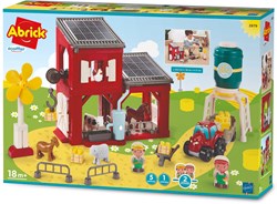 Abrick ferme écologique set de jeu avec accessoires et tracteur