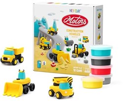 Tomy klei speelgoed set - HEY CLAY Construction 12 kleuren - creatief knutselen