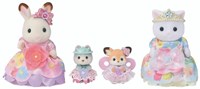 Sylvanian Families set princesses fleuries - poupées douces en velours-2