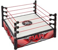 Mattel WWE set de jeu ring de catch avec étiquettes RAW et Main Event-3