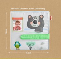 Haba baby fotoalbum bosvrienden zacht stoffenboek voor baby's-3