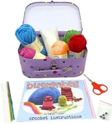 Buttonbag haakset koffer - creatieve knutselset voor kinderen