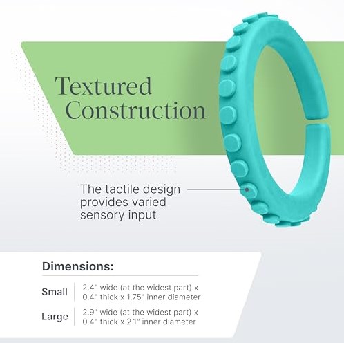 Ark Therapeutics bracelet à mâcher jouet sensoriel vert XXT très résistant-2