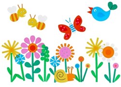 Haba kit créatif décoration de fenêtre printemps - jouet créatif pour enfants