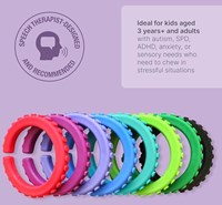 Ark Therapeutics bracelet à mâcher jouet sensoriel vert XXT très résistant-3