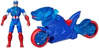 Hasbro Avengers figurine d'action Captain America Shield-Shot Cycle moto jouet
