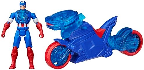Hasbro Avengers actiefiguur Captain America Shield-Shot Cycle motorfiets speelgoed