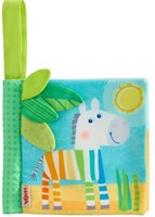 Haba stoffen boek zebra babyboek zacht speelgoed interactief Haba Stoffen Boek Zebra