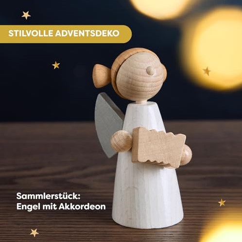 Haba engel speelgoedfiguur accordeon - decoratie cadeau-2