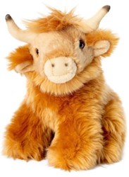 Living Nature peluche vache Highland Cow jouet doux vache