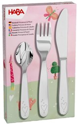 Haba couverts enfant princesse et cheval - set en acier inoxydable
