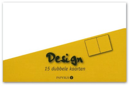 15 Dubbele Kaarten ivoor 105*148mm