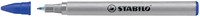 Stabilo navulling rollerbalpen blauw ergonomisch 3 stuks-2