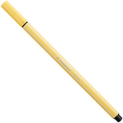 Stabilo feutre Pen 68 jaune clair - marqueur créatif pour dessin