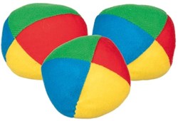 Goki balles de jonglage avec billes - jouet coloré