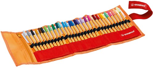Stabilo fineliner point 88 rollerset 30 kleuren - 0,4 mm etui-2