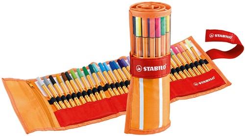 Stabilo fineliner point 88 rollerset 30 kleuren - 0,4 mm etui-3