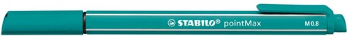 Stabilo fineliner pointMax 0,8 mm turquoise - schrijfaccessoire blauw-2