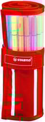 STABILO Pen 68 - premium viltstift - rollerset met 30 kleuren