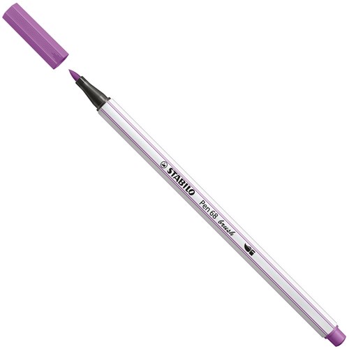 Stabilo feutre Pen 68 Brush prune violet premium brush 60-2