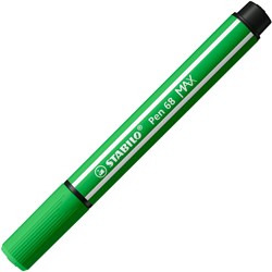 STABILO feutre Pen 68 MAX avec pointe biseautée épaisse vert feuillage