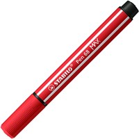 Stabilo feutre Pen 68 MAX - pointe biseautée épaisse - rouge carmin - créatif