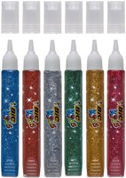 BIC Kids colle pailletée métallique set - 6 couleurs pour bricoler-2