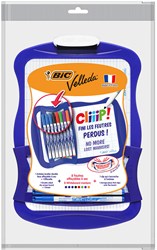 BIC Whiteboard dubbelzijdig met 8 markers en wisser - blauw frame