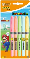 BIC Super Mario surligneurs set de 5 pièces pour enfants et école