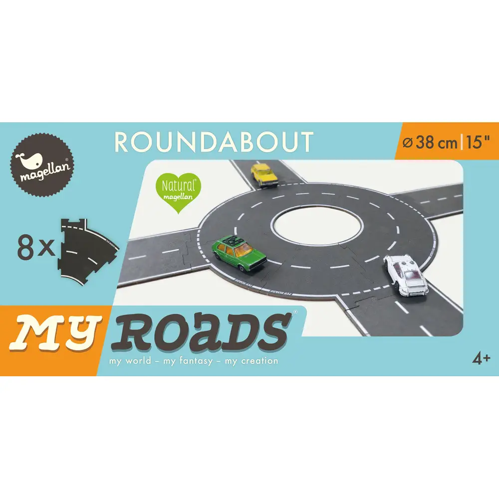 Magellan speelgoed MyRoads rondweg houten uitbreidingsset duurzaam