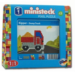 Ministeck coffret de construction camion benne - 300 pièces - Travelbox
