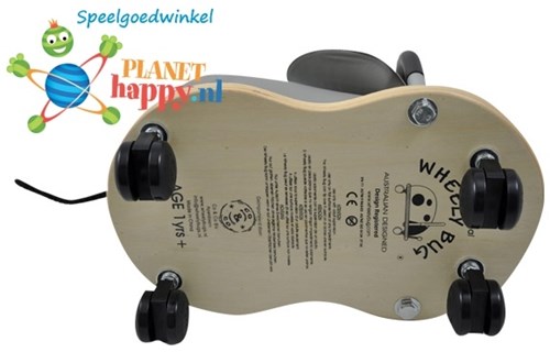 Wheelybug porteur souris petit - jouet en bois à chevaucher pour tout-petits-2