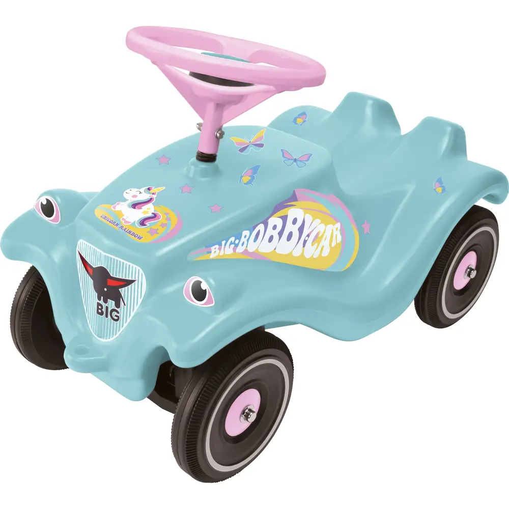 BIG Bobby Car Classic Licorne Porteur pour enfants - Design pastel