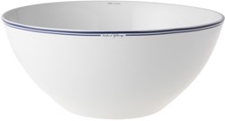Jackies Bay schaal porselein blauw - serveerschaal 23 cm strandstijl