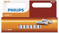 AAA batterijen Zinc Philips Longlife voordeelverpakking 12 stuks-2