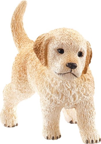 Schleich figurine chien Golden Retriever chiot - Farm World 4,6x2,1x3,4cm