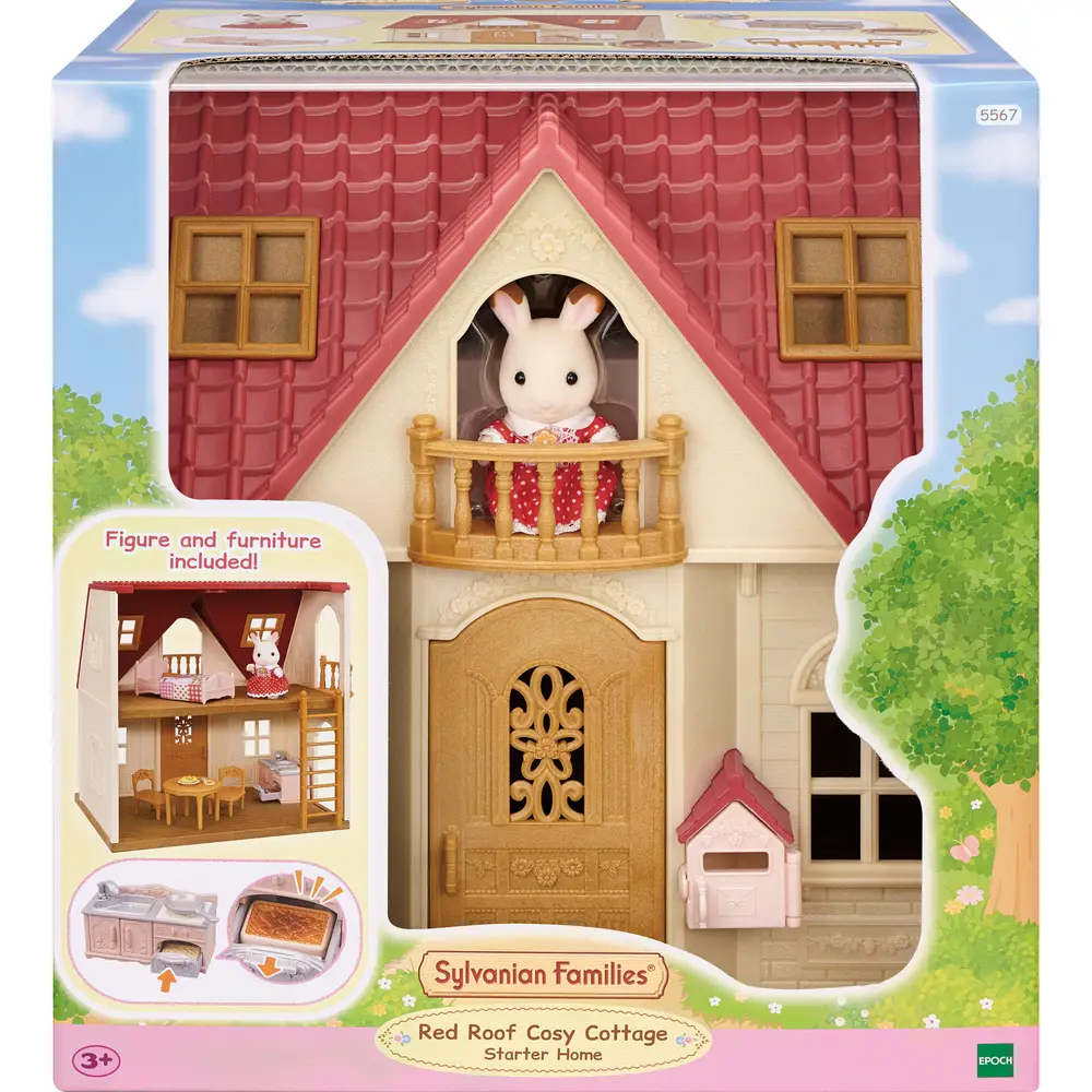 Sylvanian Families maison de poupée starter avec accessoires et lapin