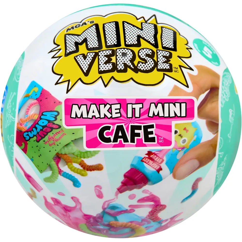MGA Entertainment coffret miniature créatif - Make It Mini Foods Café Série 5 jouet