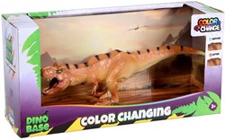 Dino Base figurine dinosaure T-Rex changeant de couleur multicolore